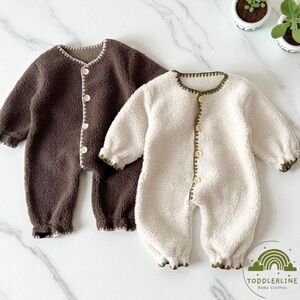 Cozy Brown and Cream One Piece